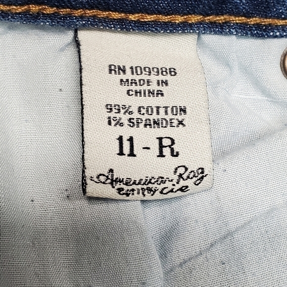 American Rag Blue Wash Flared Jeans 11 - Picture 11 of 13